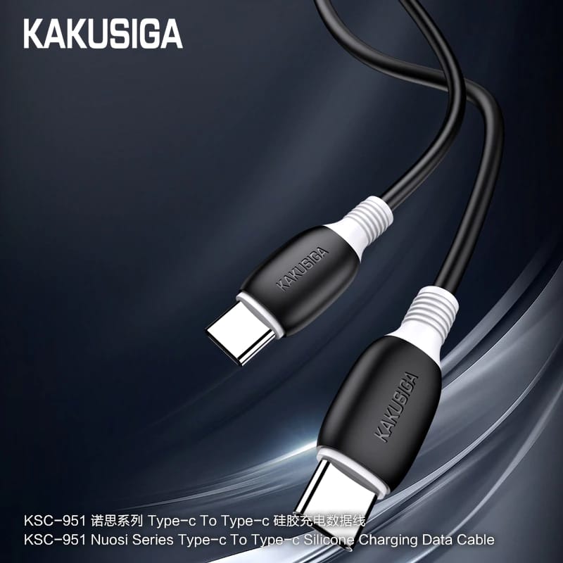 Kaku KSC-952 MINGDI PD20W Sillicone fast charging data Cable (Type-C to Lightnin
