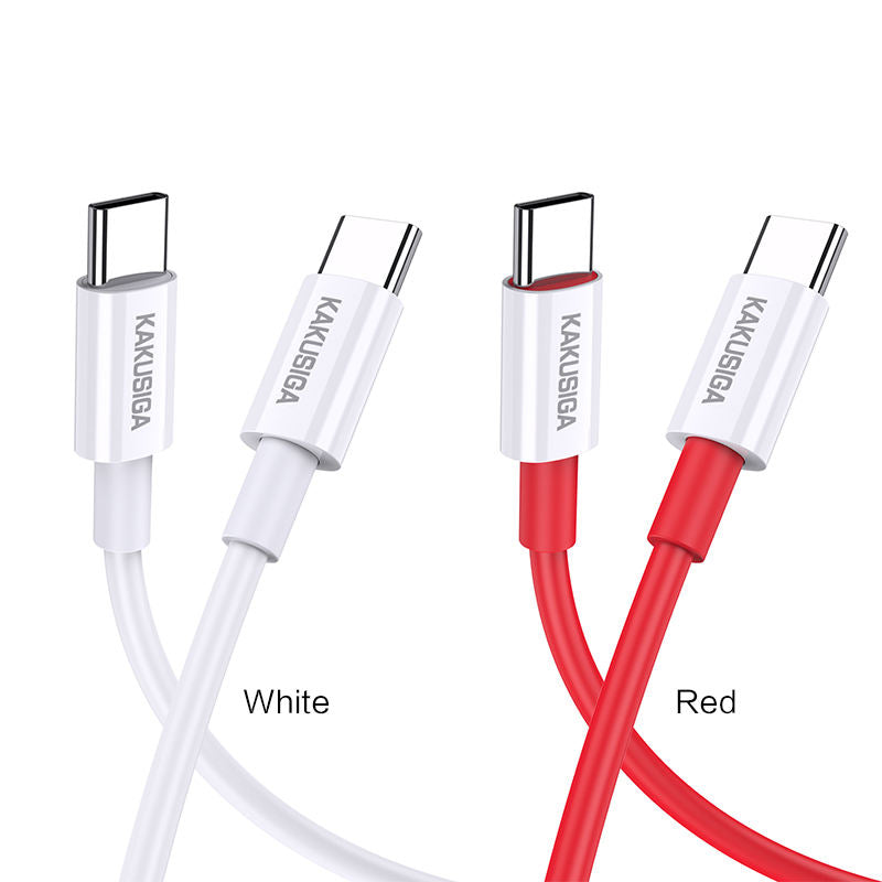 Kaku KSC-952 MINGDI PD60W Sillicone fast charging data Cable (Type-C to Type-C),