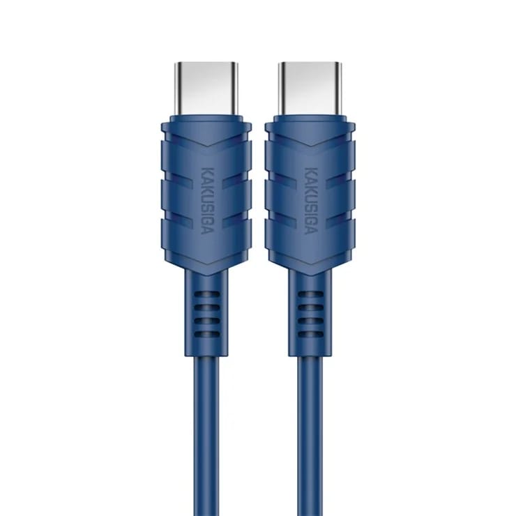Kaku KSC-710 KUGE Type-C to Type-C Fast Charging Data Cable (1.2M), Blue