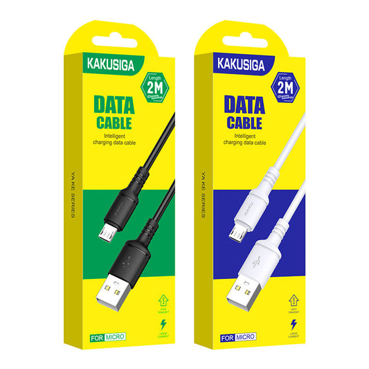 Kaku KSC-806 LIXING Smart Fast Charging Data Cable (Micro), Black (New)